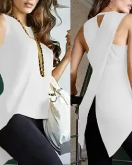 Casual Homewear Sleeveless Top