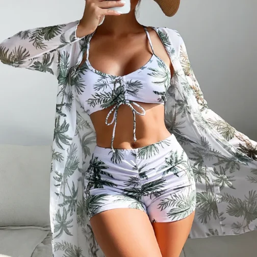 Summer Floral Cozy Swimsuits Sets