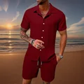 Men’s Casual Top & Short Sets