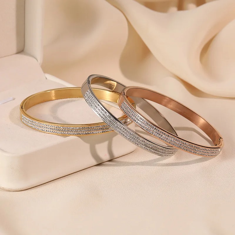 Designed for durability and shine, these bracelets are perfect for both everyday wear and special occasions.