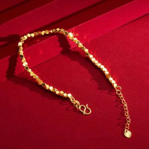 Made from pure 24K yellow gold, it radiates a timeless allure that is perfect for any occasion. 3