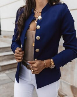 Women’s Elegant Solid Blazer