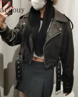 Women’s New Spring Faux Leather Jackets