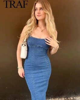 Women’s Sexy Denim Dress