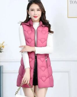 New Sleeveless Jacket  Hooded Parker Coat