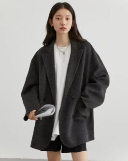 Women’s Woolen Loose Casual Coats