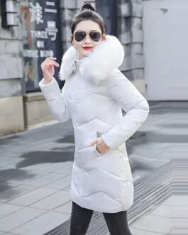 Winter Hooded Long Fur Winter Coat