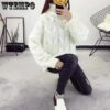 Women's Loose Turtleneck Sweater - Image 3