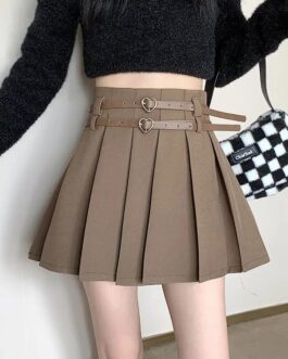 Women’s Kawaii Streetwear Pleated Sexy Mini Skirts