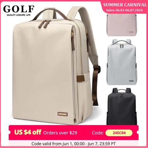 Designed to accommodate up to 15.6-inch laptops, this briefcase backpack seamlessly combines fashion with utility.