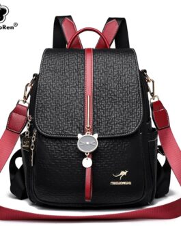  Women’s Fashion Leather Backpack