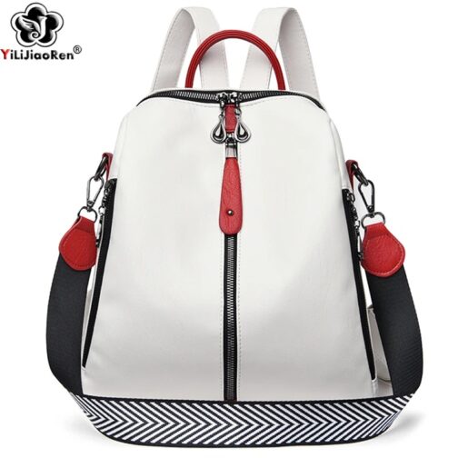 With its elegant look and durable construction, this backpack is a must-have accessory for any fashion-forward woman. 2