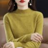 The half-neck design adds a touch of sophistication, suitable for any occasion 1