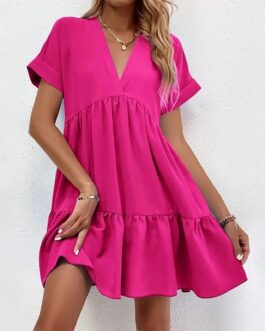 Women’s Short Sleeve Mini Dress 