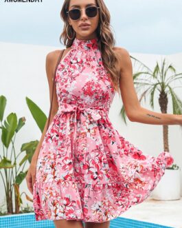 Women’s Sexy Floral Print Dress