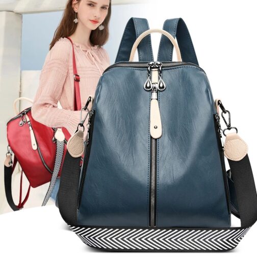 With its elegant look and durable construction, this backpack is a must-have accessory for any fashion-forward woman. 3