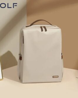 Women’s Solid Color Backpack Laptop Bag