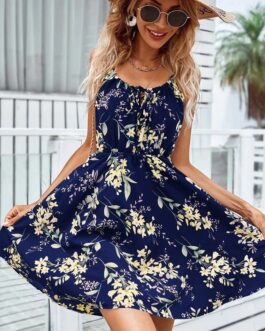 Women’s Floral Print Short Dress