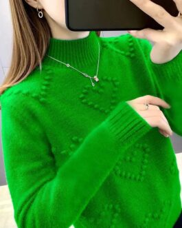 Women’s Casual Soft Turtleneck Knitted Sweaters