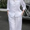 Elevate your work attire with this chic and timeless trousers suit that perfectly balances fashion and practicality 1
