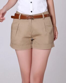 Women’S Summer Thin Casual Pure Color Shorts