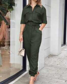 Women’s Summer Fashion Work Jumpsuits