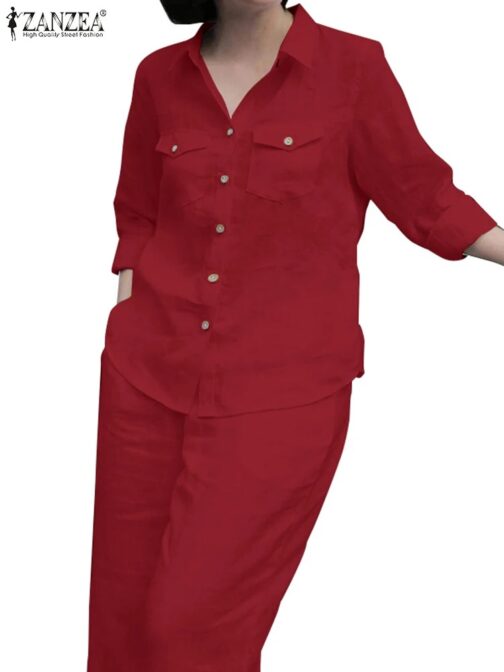 Elevate your work attire with this chic and timeless trousers suit that perfectly balances fashion and practicality 20