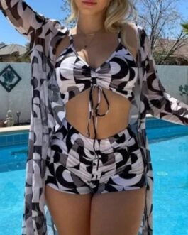 Women’s Three-Piece Bathing Suits