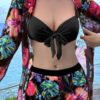 Crafted from premium, quick-drying fabric, this swimsuit is as comfortable as it is fashionable.
