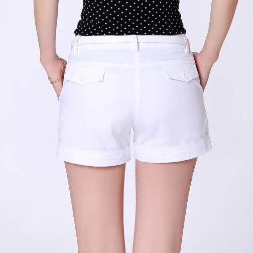 The pure color design allows for easy pairing with any top, making these shorts a must-have for your casual wardrobe 6