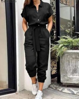 Women’s Overall Summer Fashion Cargo Jumpsuits