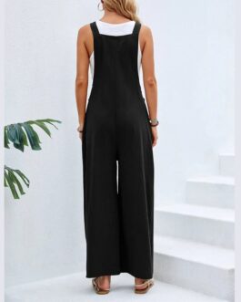 Women’s  Casual Sleeveless Rompers Loose Jumpsuit