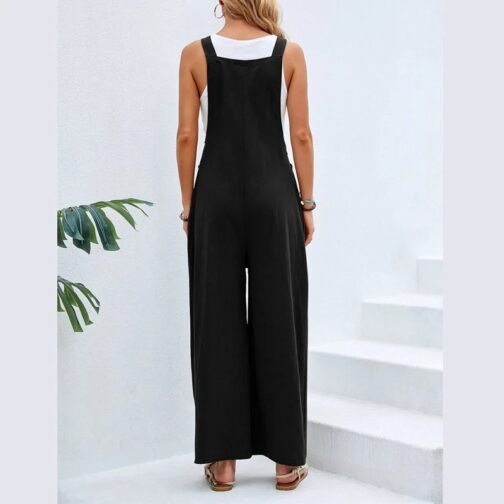 The wide-leg pants offer a relaxed, flowy fit that moves with ease, making it ideal for beach days, vacations, or casual outings. 2