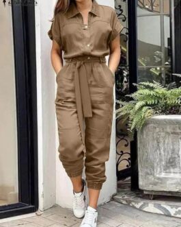 Women’s Overall Summer Fashion Cargo Jumpsuits