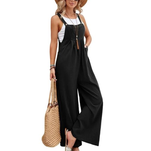 The wide-leg pants offer a relaxed, flowy fit that moves with ease, making it ideal for beach days, vacations, or casual outings. 6