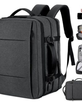 Men’s Business Backpack  Expandable USB Fashion Backpack