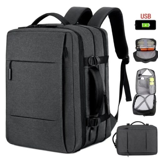 Designed to accommodate laptops up to 15.6 inches, this expandable rollup backpack offers ample space for your essentials, making it perfect for business, leisure, or school use. 1