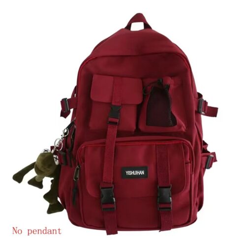 Featuring a unique insert buckle design, this backpack combines contemporary aesthetics with practical functionality. 11