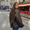  Women's Thick Faux Leather Jackets - Image 2