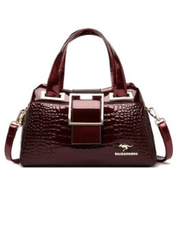 Women’s Elegant Leather Shoulder Handbag