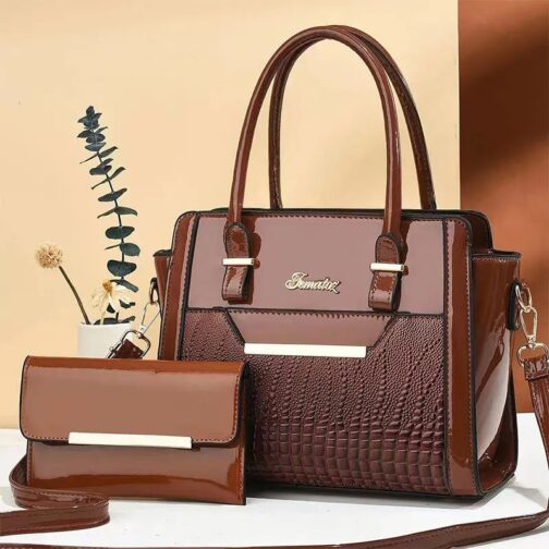 Designed with a spacious interior, it provides ample room for all your daily essentials, making it an ideal choice as a mother bag or an everyday tote 3