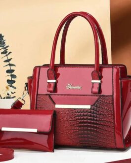 Women’s Crocodile Print Handbag