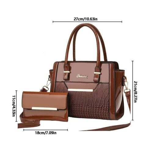 Designed with a spacious interior, it provides ample room for all your daily essentials, making it an ideal choice as a mother bag or an everyday tote 6