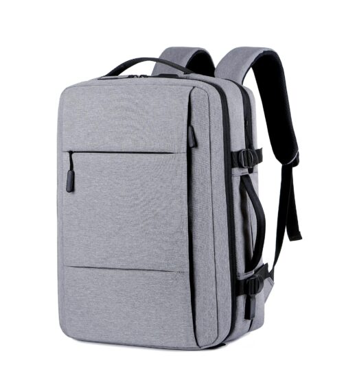 Combining fashion and function, this sleek backpack is ideal for professionals, students, and travelers seeking a durable, modern, and practical accessory. 7