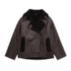 The combination of faux leather and wool adds a chic, edgy touch to your wardrobe, making it a must-have for fashion-forward women. 7