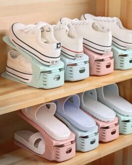 Adjustable Double-Layer Shoe Rack