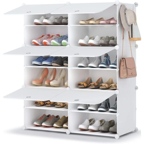 Lightweight yet robust, this shoe organizer is perfect for busy households or compact apartments.