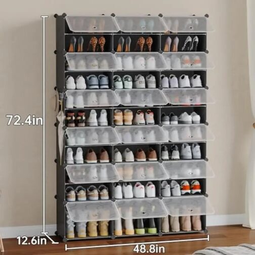 Large Shoe Storage Organizer Cabinet - Image 3