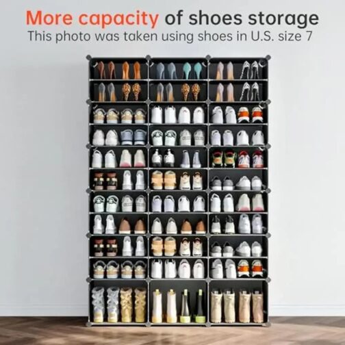 Large Shoe Storage Organizer Cabinet - Image 4