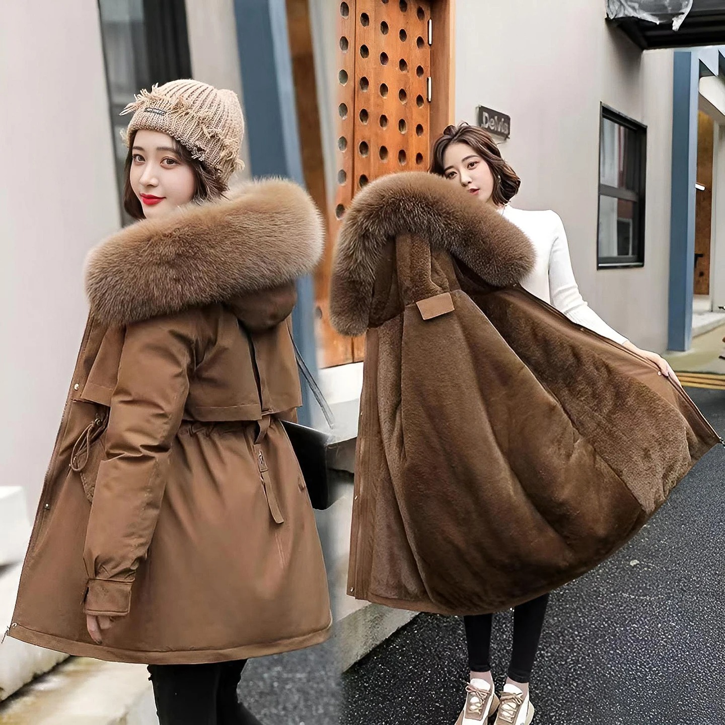 Crafted from durable materials, this winter parka offers long-lasting performance and a cozy fit you’ll love. Its versatile design pairs effortlessly with casual or dressy outfits 1